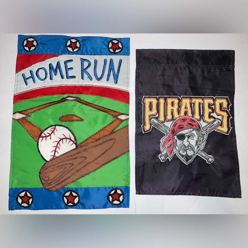 Pittsburgh Pirates & Baseball Garden Flags